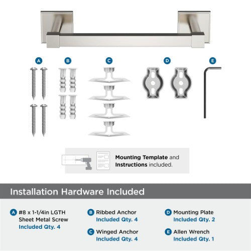 Appoint Zinc & Stainless Steel Polished Nickel Towel Bar 7