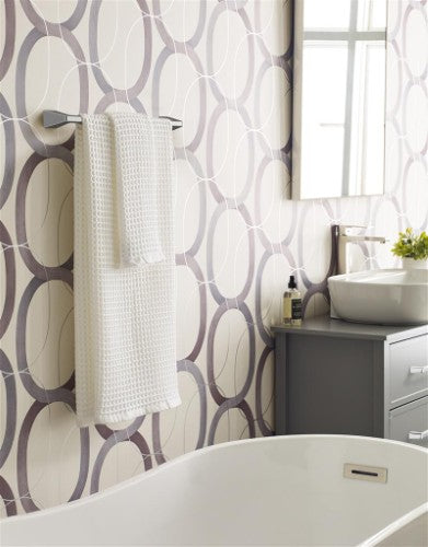 Blackrock Zinc & Stainless Steel Polished Nickel Towel Bar 9