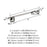 Stature Zinc & Stainless Steel Polished Nickel Towel Bar 5