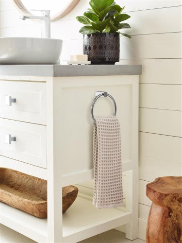 Monument Zinc & Aluminum Polished Nickel Towel Ring 5