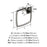 Revitalize Zinc Polished Nickel Towel Ring 2