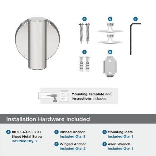 Arrondi Stainless Steel Polished Stainless Steel Hook 3