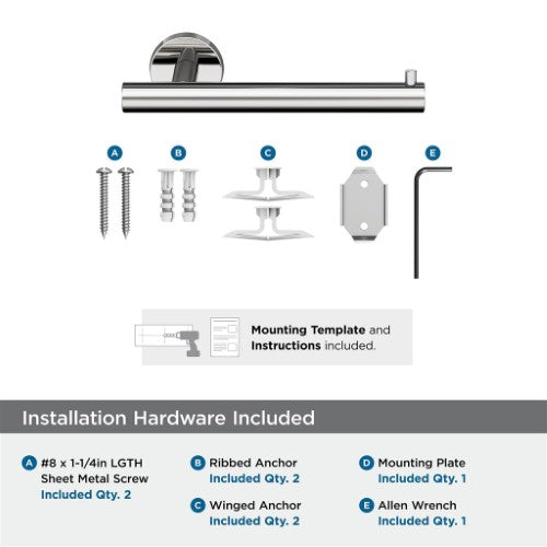Arrondi Stainless Steel Polished Stainless Steel Toilet Paper Holder 5