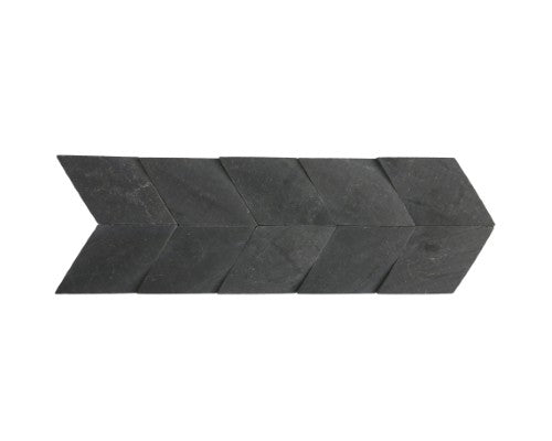 Paragon Slate Sutra Black Mosaic Honed 1
