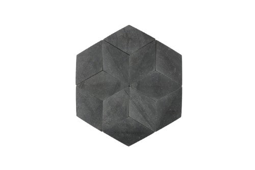 Paragon Slate Sutra Black Mosaic Honed 1