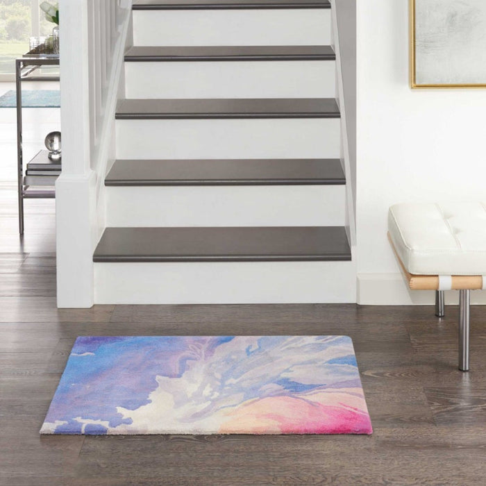 Prismatic Wool Blend Blue Multicolor BLUMT