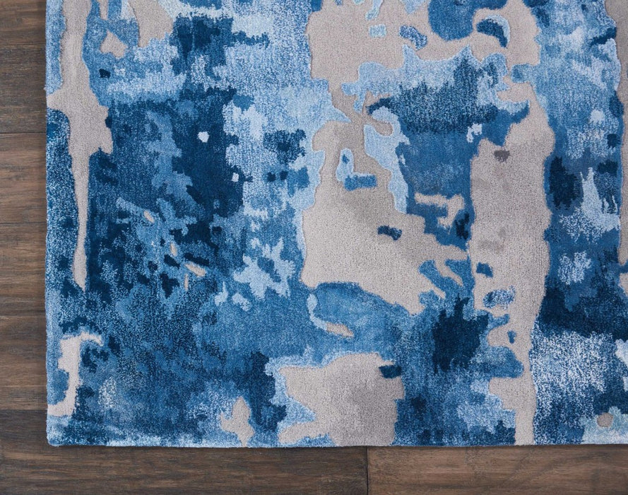Prismatic Blue Grey Wool Blend BLGRY