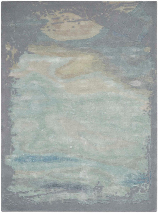 Prismatic Seafoam Silver Wool Blend 