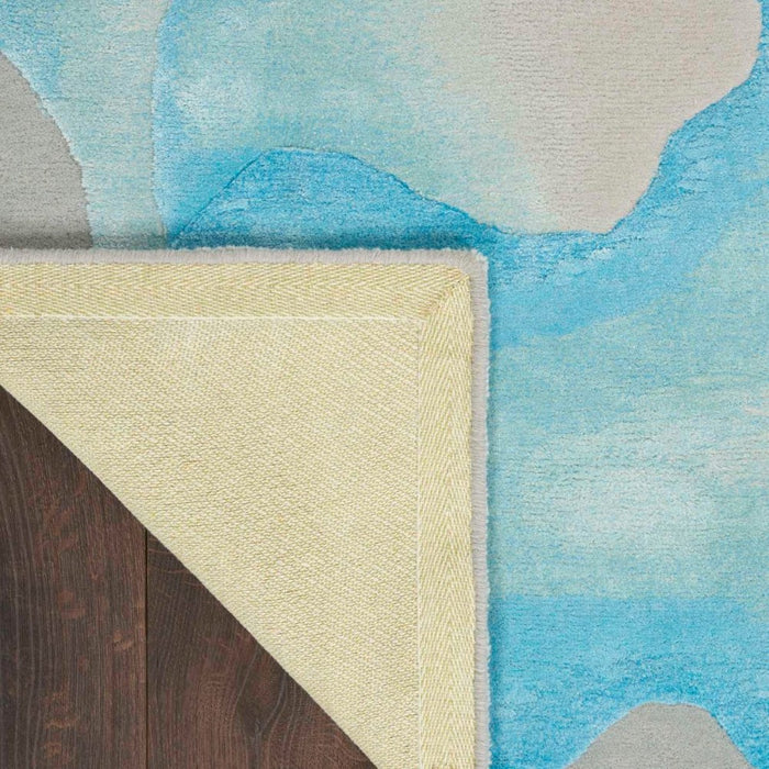 Prismatic Sea Mist Blue  Wool Blend