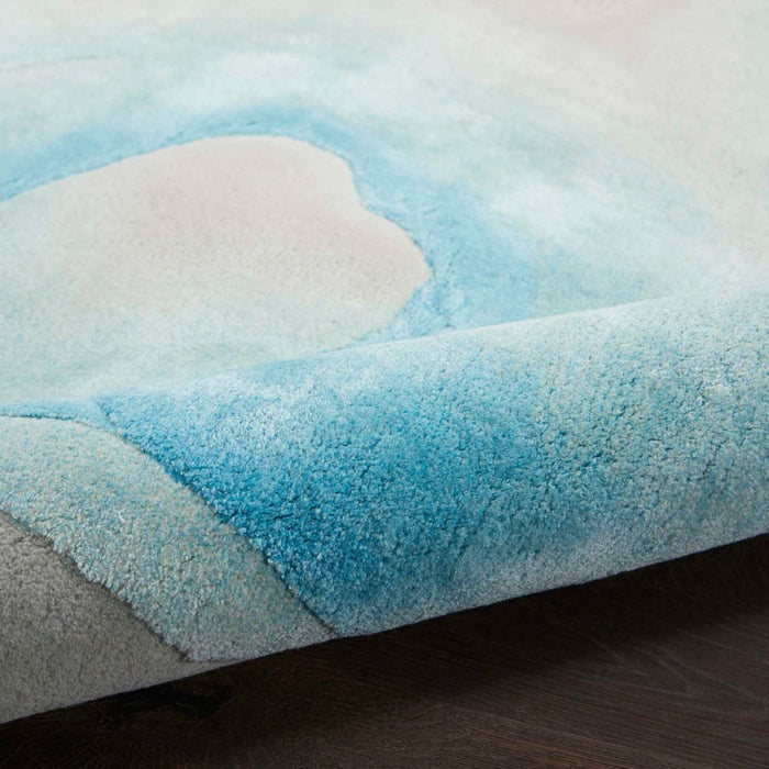 Prismatic Wool Blend  Sea Mist Blue