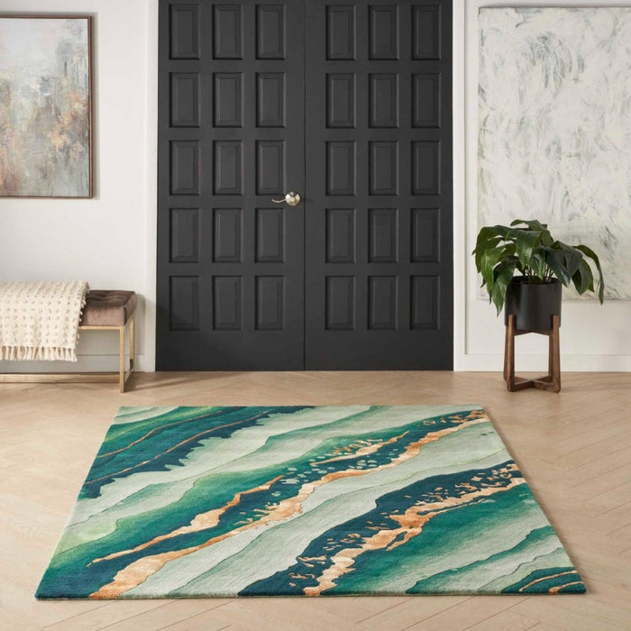 Prismatic Emerald Wool Blend EMRLD