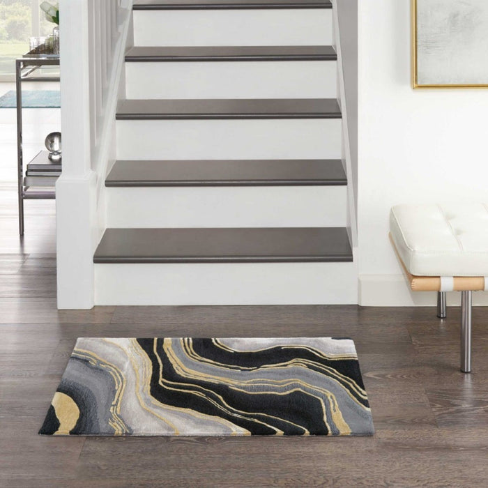 Prismatic Charcoal Grey Wool Blend CHAGY
