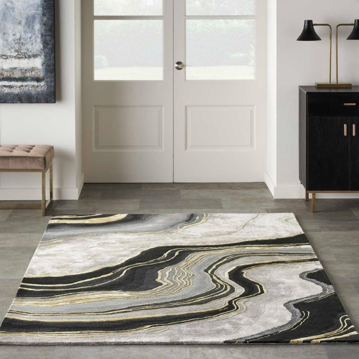 Prismatic Charcoal Grey Wool Blend CHAGY