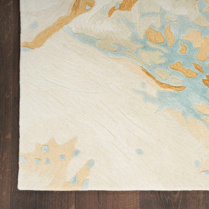 Prismatic Sand Blue  Wool Blend