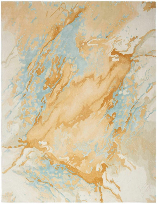 Prismatic Sand Blue Wool Blend 