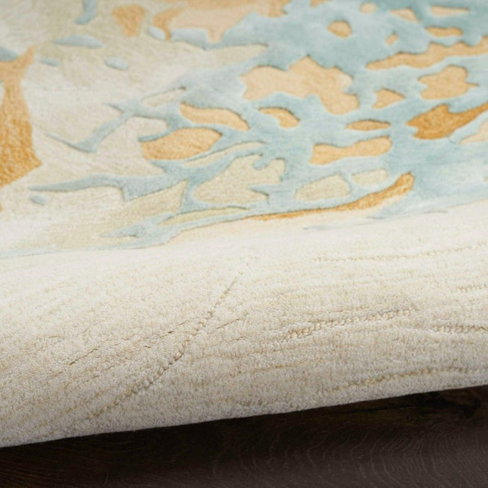 Prismatic Sand Blue Wool Blend 