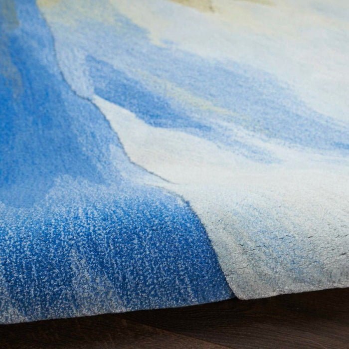 Prismatic Wool Blend BLUMT Blue Multicolor