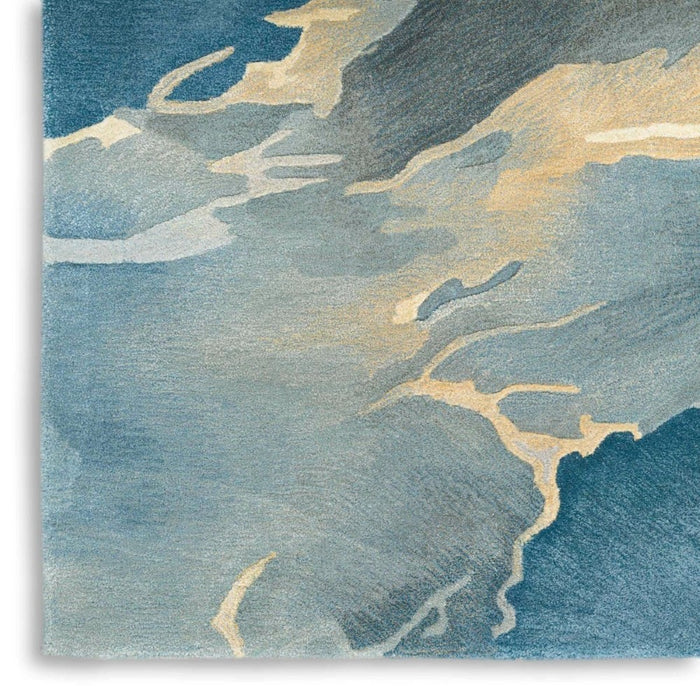 Prismatic Wool Blend BLUMT Blue Multicolor