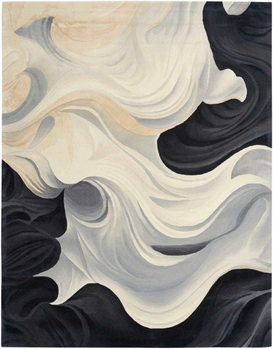 Prismatic Ivory Black Wool Blend IVBLK