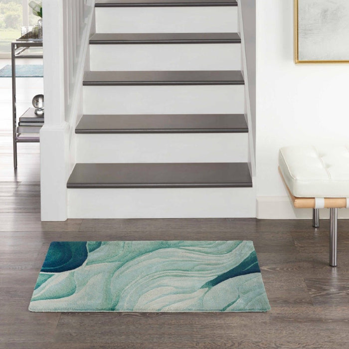 Prismatic Wool Blend Silver Green 