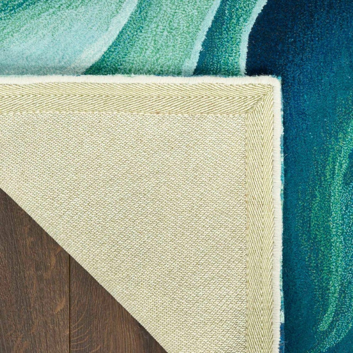 Prismatic Silver Green  Wool Blend