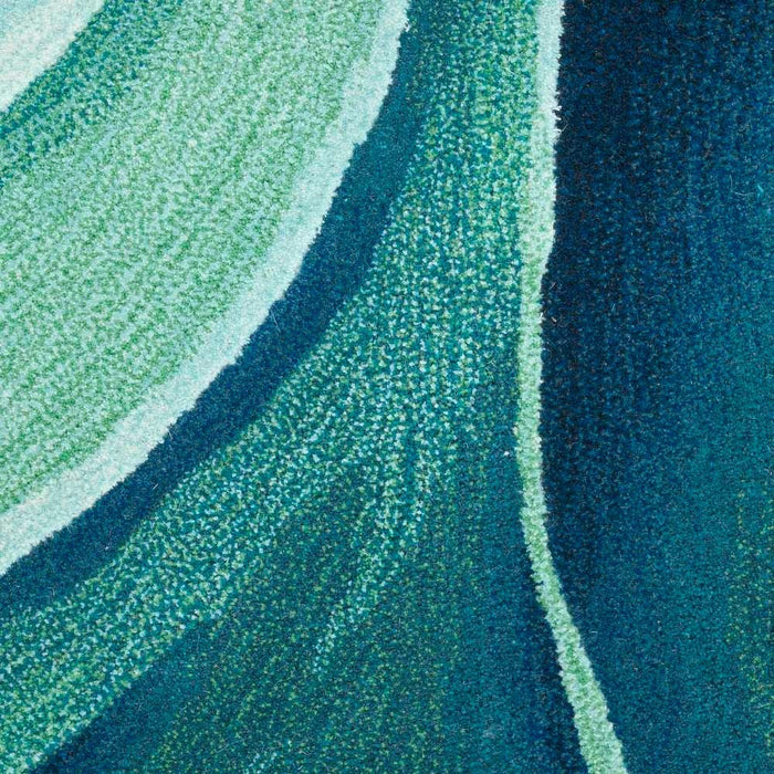 Prismatic Silver Green  Wool Blend
