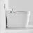 Multi Functional Flush Guard White Smart Toilet 1.28 GPF Jet Siphon Flushing Elongated Toilet - 12" (Seat Included)