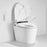 Multi Functional Flush Guard White Smart Toilet 1.28 GPF Jet Siphon Flushing Elongated Toilet - 12" (Seat Included)