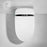 Multi Functional Flush Guard White Smart Toilet 1.28 GPF Jet Siphon Flushing Elongated Toilet - 12" (Seat Included)