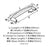 Creased Bow Zinc Anodized Aluminum Cabinet Pull 3