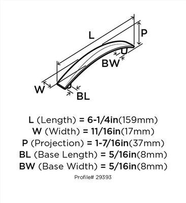 Extensity Zinc Oil Rubbed Bronze Cabinet Pull 5