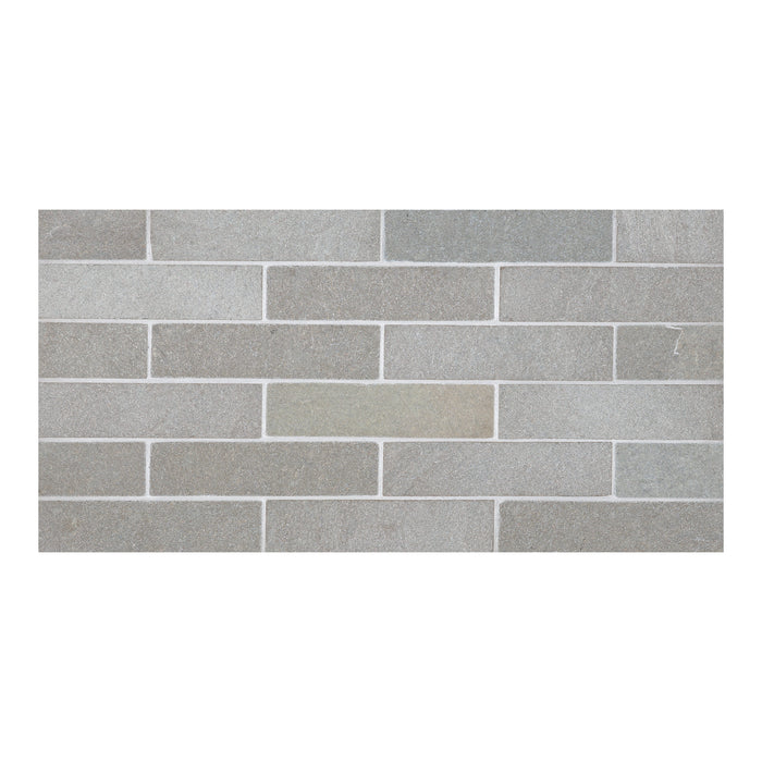 Purbeck Grey Distressed Limestone Thin Brick Loose Veneer - 2" x 8"