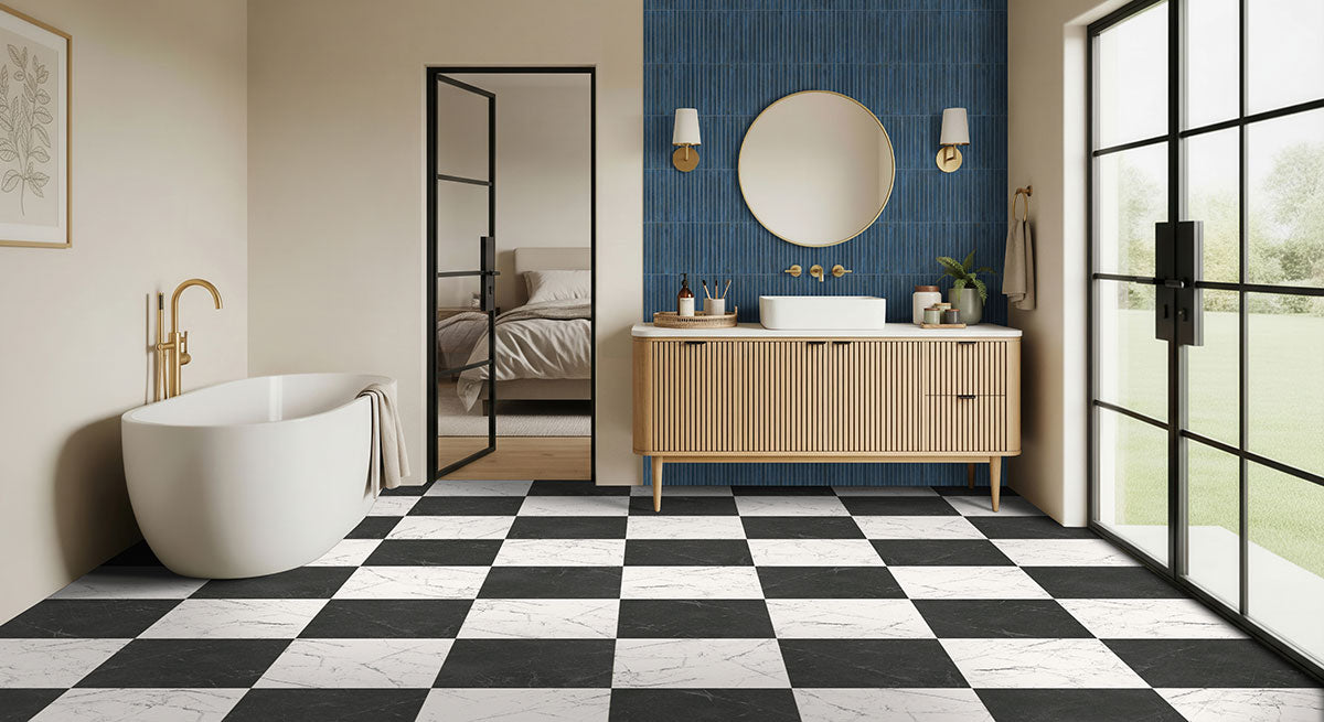 Quadre Nerova Duo Checkered Vinyl Duo Checkered Vinyl Plank Low Gloss 11