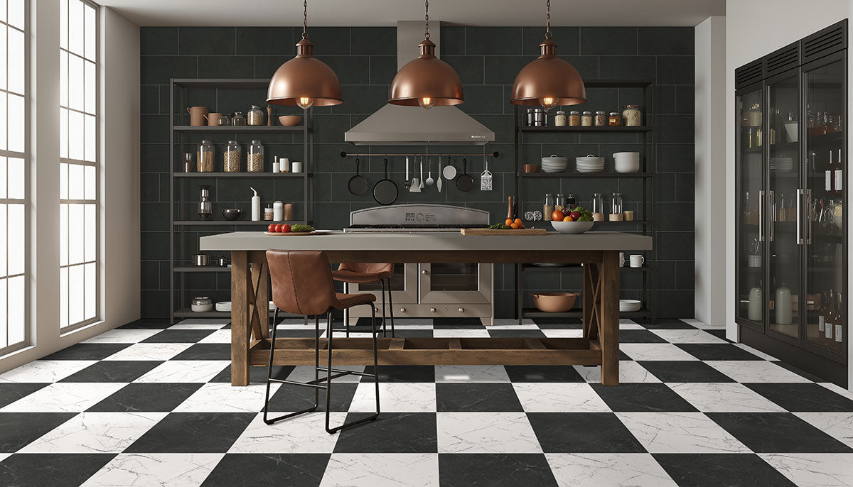 Quadre Nerova Duo Checkered Vinyl Duo Checkered Vinyl Plank Low Gloss 10