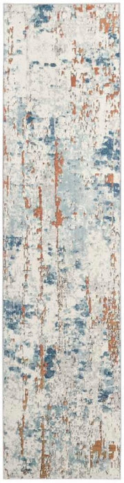 Quarry Polypropylene & Polyester Beige Blue Rust BGBLR