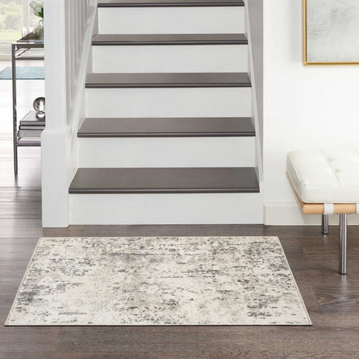 Quarry Polypropylene & Polyester Ivory Blue Grey IVBLG