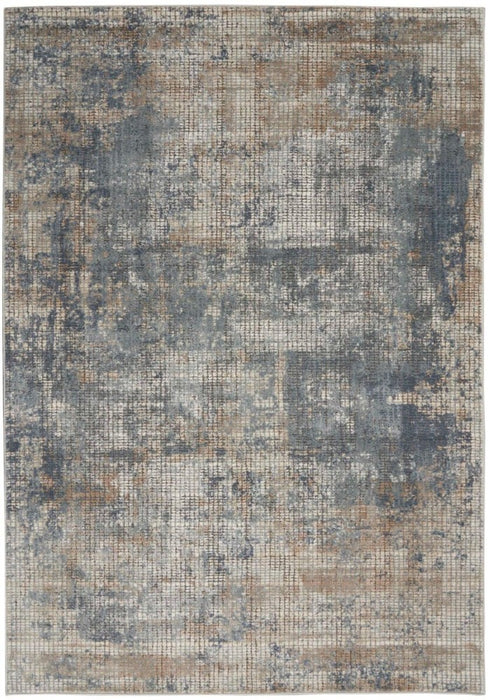 Quarry Blue Beige BLBGE Polypropylene & Polyester