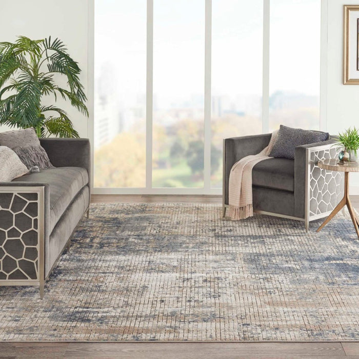 Quarry Polypropylene & Polyester Blue Beige BLBGE