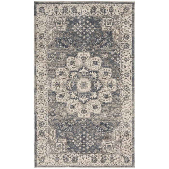 Quarry Grey Ivory Polypropylene & Polyester GRYIV