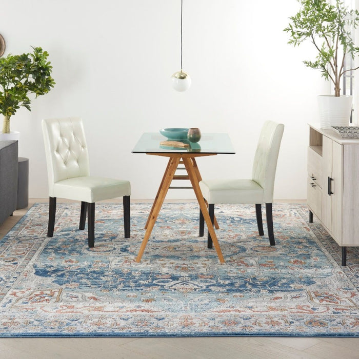 Quarry Polypropylene & Polyester Ivory Blue IVBLU