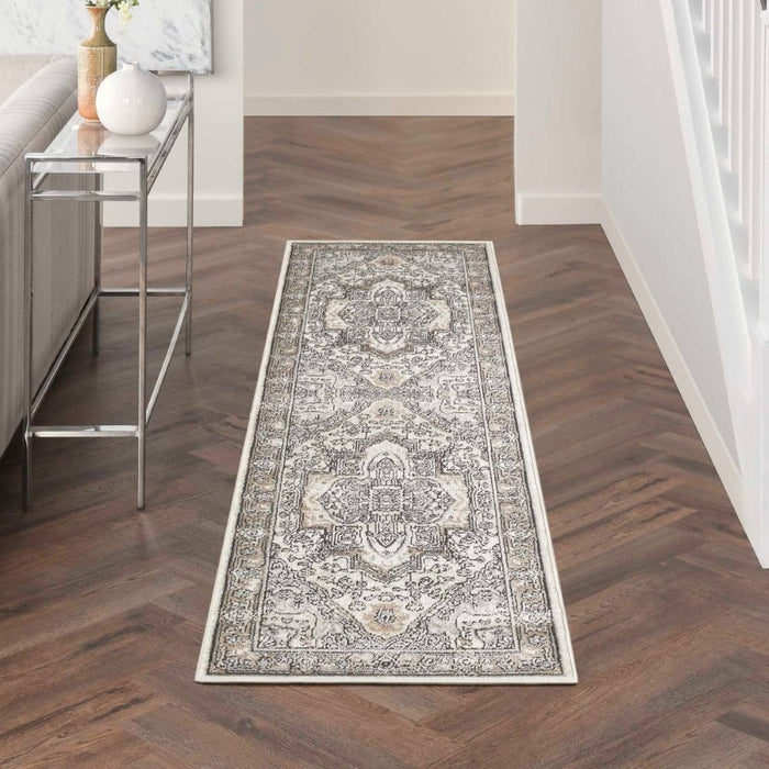Quarry Polypropylene & Polyester Ivory Grey Taupe 