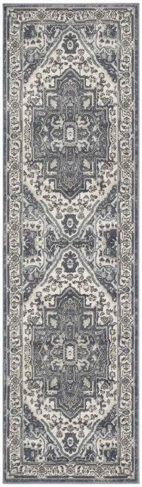 Quarry Polypropylene & Polyester Navy Ivory NAVIV