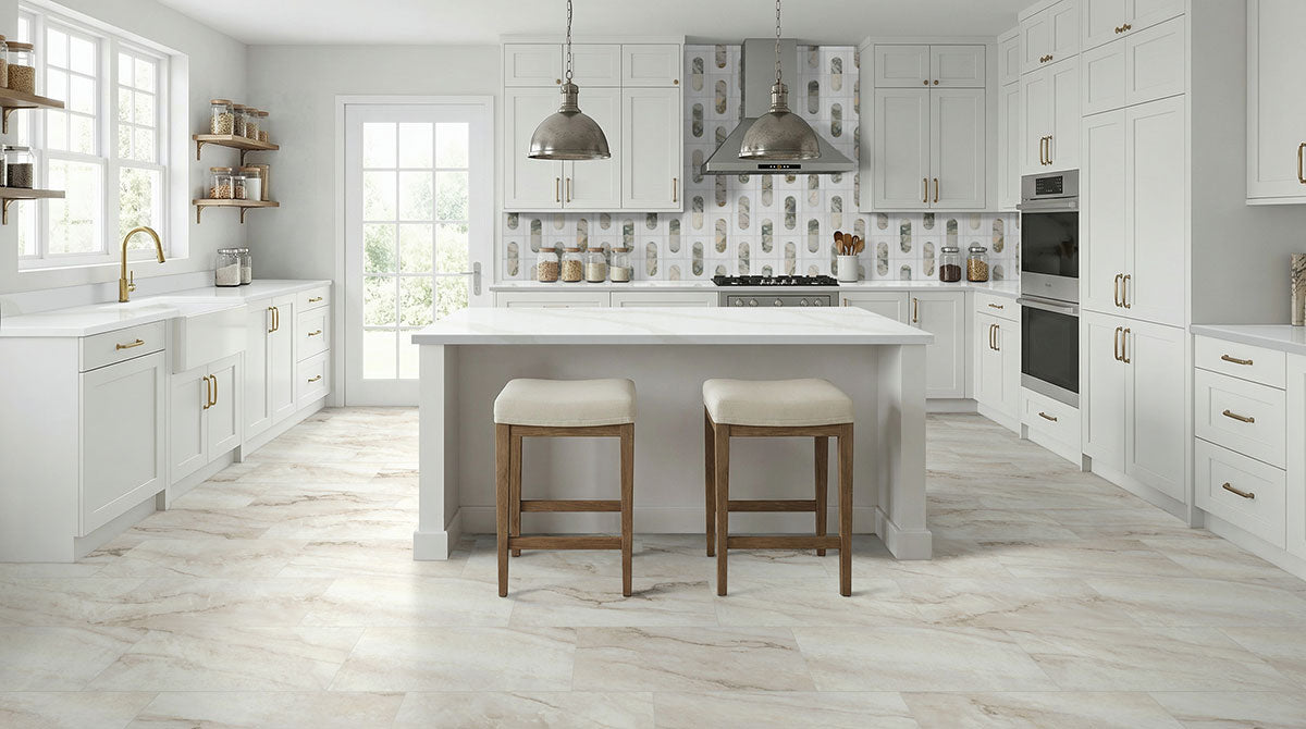 Everlife LVT Glenridge Quarzo Taj Dryback Luxury Vinyl Plank Flooring - Low Gloss