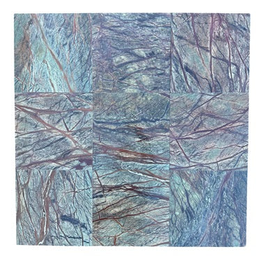 Rain Forest Green Marble Tile - Honed