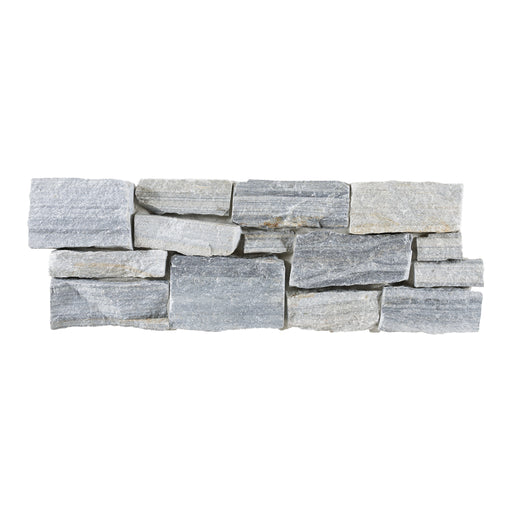 Rainstorm Slate Ledgestone - 8" x 24" Natural Cleft Face, Gauged Back