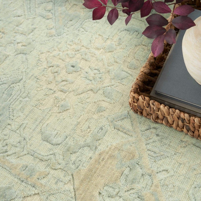 Ravello Aqua Taupe  Wool RVL04