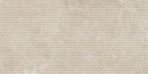 Realstone Travertino Porcelain Struttura Caneto 3D Cross Beige Tile Matte 1