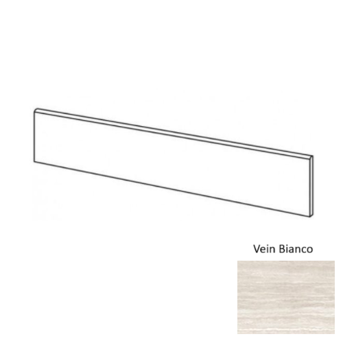 Realstone Travertino Porcelain Vein Bianco Bullnose Matte 1