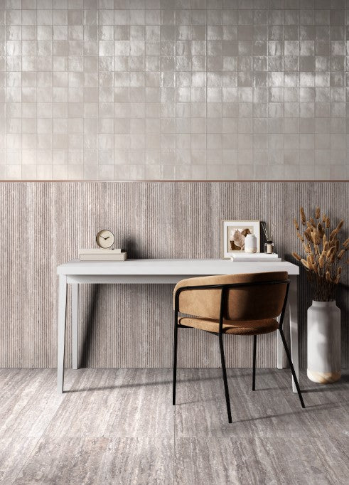 Realstone Travertino Porcelain Titanio Tile Matte 2