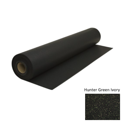 Recoil Rubber Hunter Green / Ivory Fitness Flooring Urethane 1